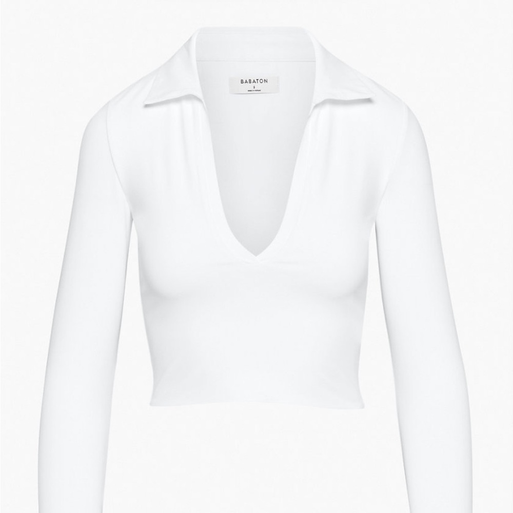 Aritzia Contour Polo Long Sleeve